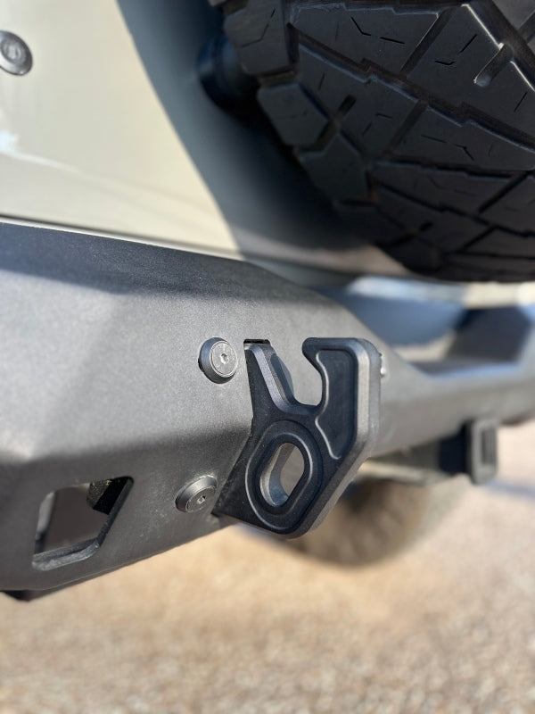 Rival 2018-2026 Jeep Wrangler JL Rear Aluminum Stubby Bumper