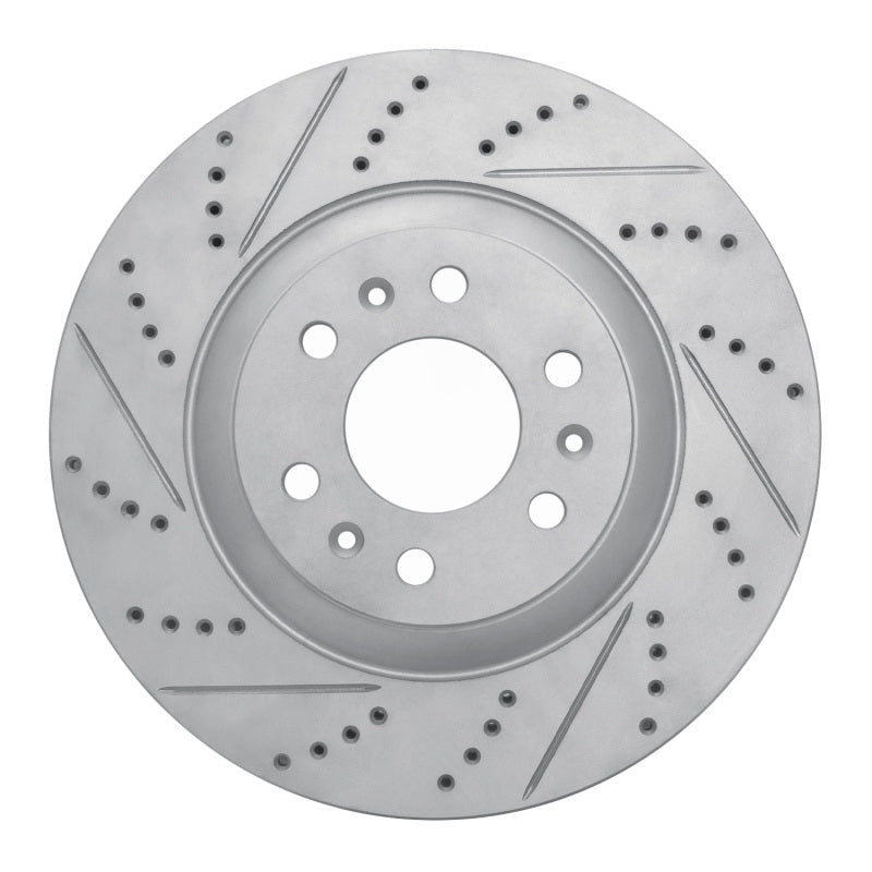 R1 04-09 Cadillac Srx Front Left Drilled & Slotted Geo-Carbon Rotor