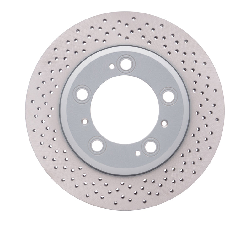 R1 98-08 Porsche 911 Rear Drilled Carbon Alloy GeoMET Rotor