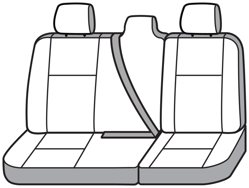 Covercraft 19-24 Dodge RAM 1500 Endura PrecisionFit Custom 2nd Row Seat Covers - Charcoal/Charcoal