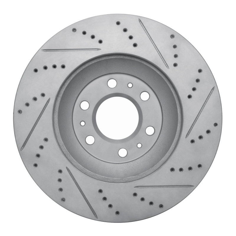 R1 04-09 Cadillac Srx Front Left Drilled & Slotted Geo-Carbon Rotor