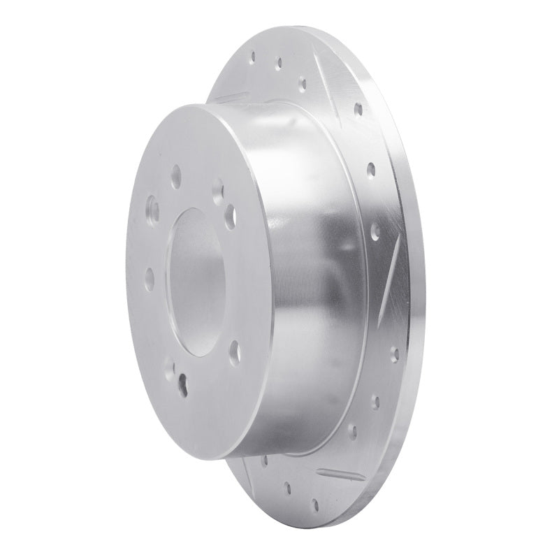DFC 07-10 Hyundai Elantra Rear Right Drilled & Slotted Silver Brake Rotor