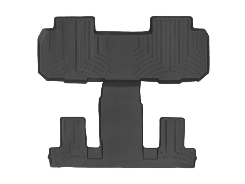 WeatherTech 2018+ Chevrolet Traverse Rear FloorLiner - Black (2nd Row Bucket Seats)