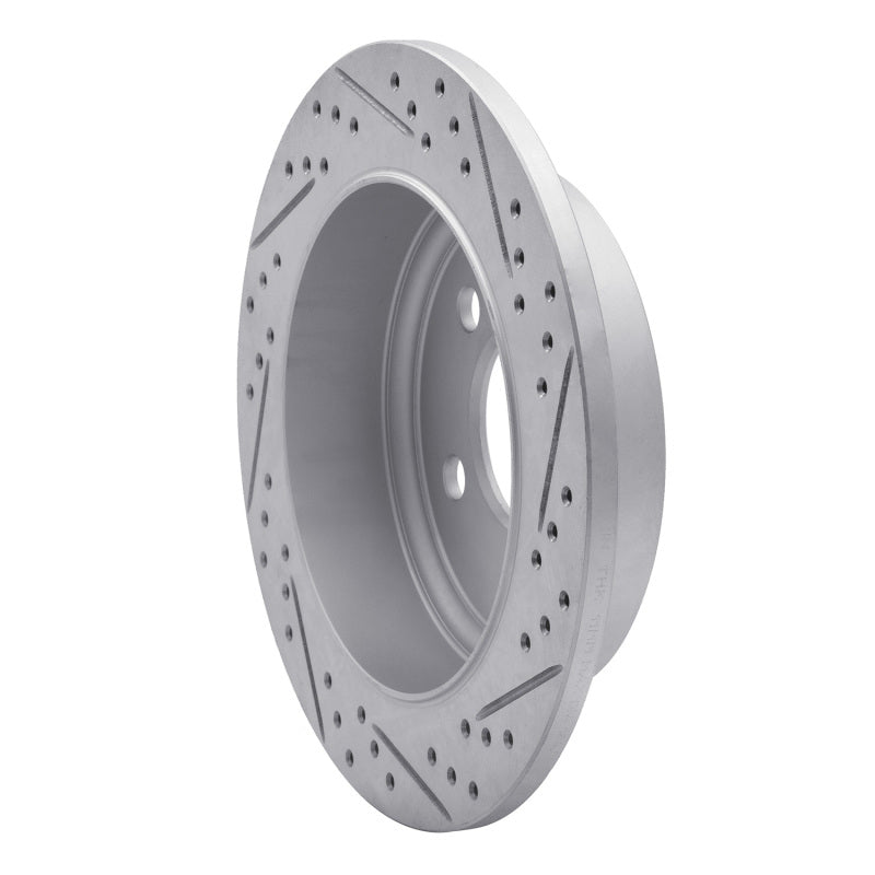 R1 03-07 Jeep TJ (Canada - See Wrangler For Us) Rear Left Drilled & Slotted Geo-Carbon Rotor