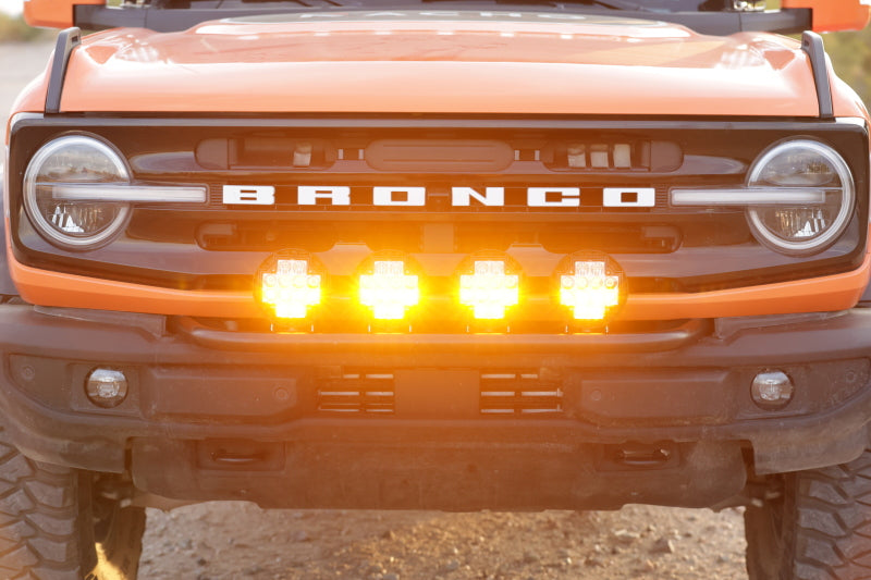 Nacho Lighting 5.75in Offroad TM5 Amber White LED Light Set