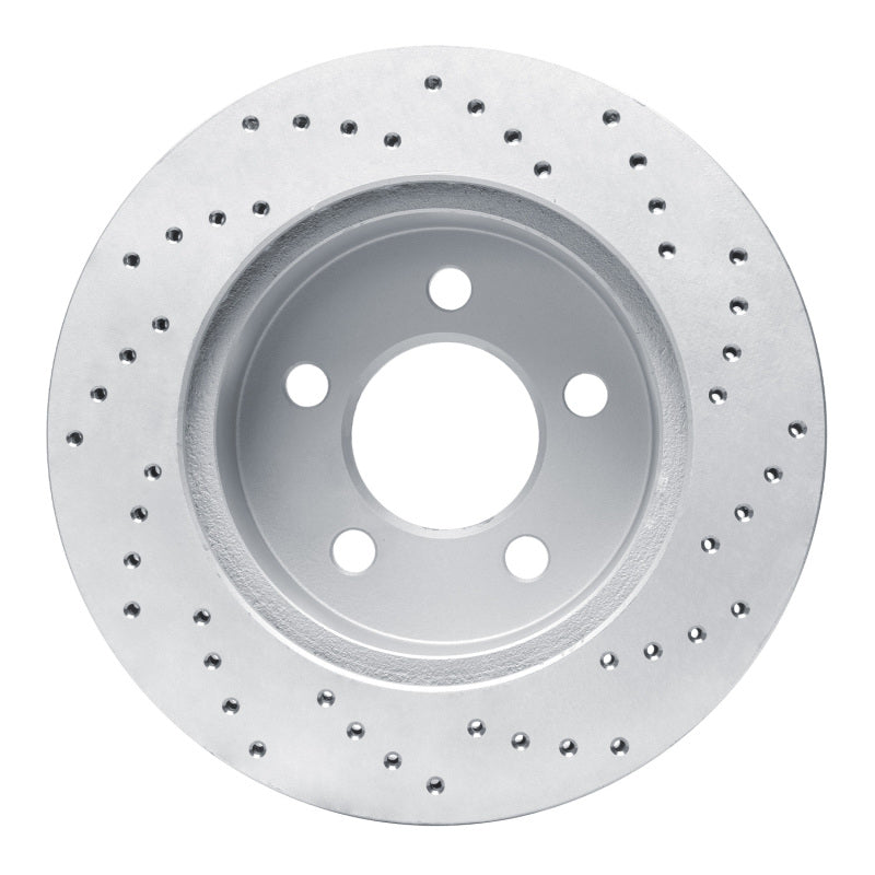 DFC 99-06 Jeep TJ (Canada - See Wrangler For Us) Front Left Drilled Geoperformance Rotor