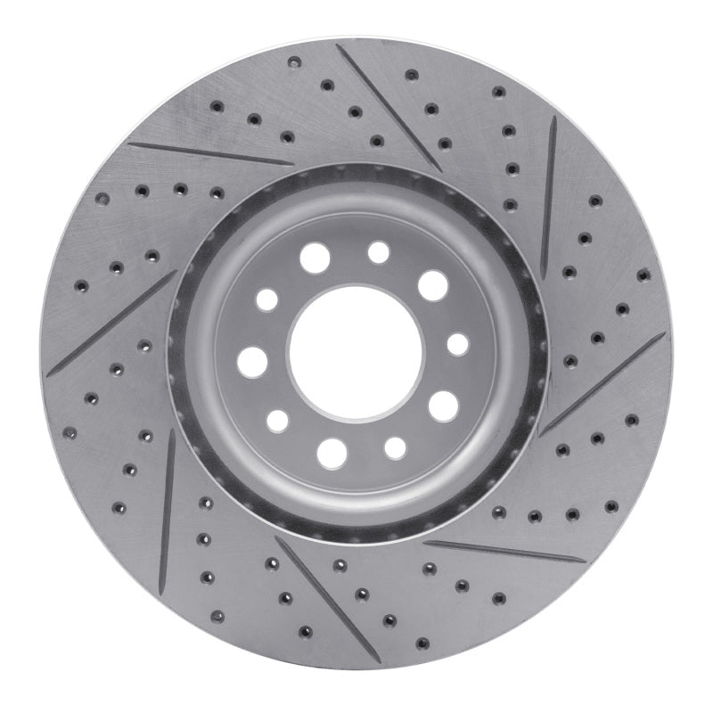 R1 14-26 Alfa Romeo Tonale Front Right Drilled & Slotted Geo-Carbon Rotor