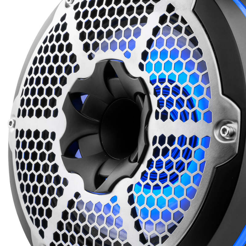 DS18 Marine And Psports Towers w/ Built In 10in 1in Driver 300 Watts RMS RGB LED Lights Black