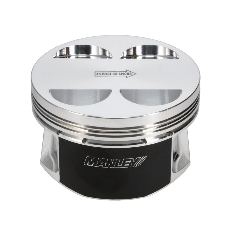 Manley Nissan GT-R 3.8L VR38DETT 99mm Bore 9.8:1 CR -2cc Dish Extreme Duty Piston Set w/ Rings