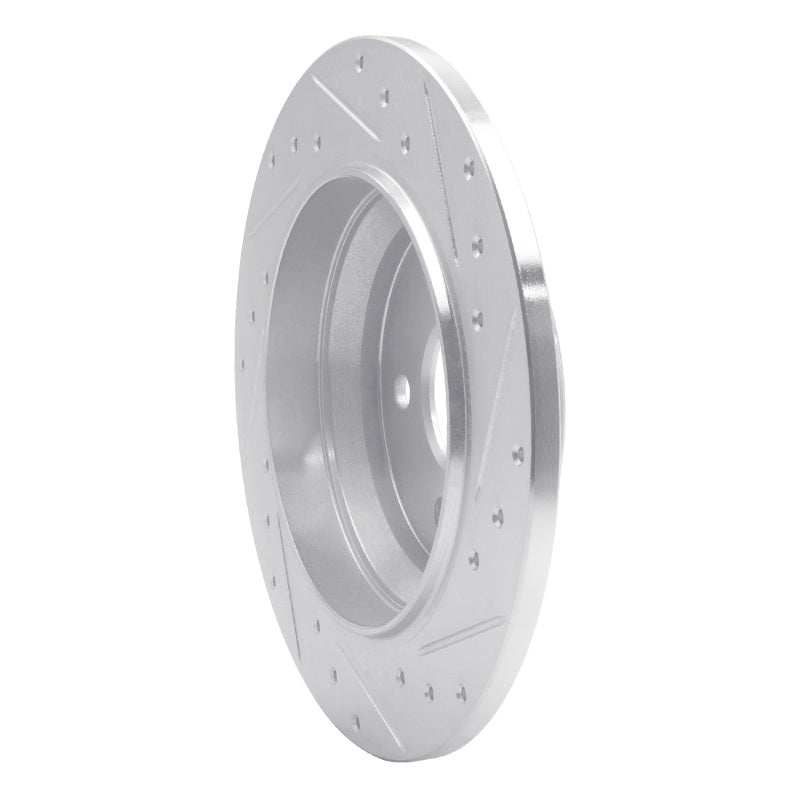 R1 16-23 Mercedes-Benz Viano (Mexico) Rear Left Drilled & Slotted Silver Brake Rotor