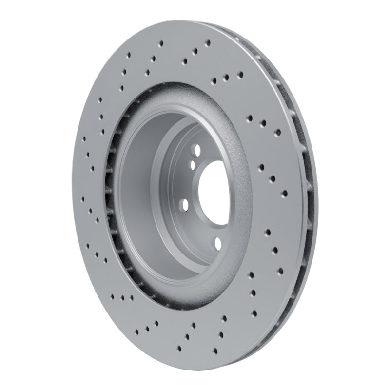 R1 15-19 BMW X5 Right Rear Drilled Carbon Alloy GeoMET Rotor