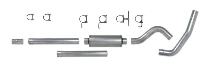Diamond Eye KIT 4in Catback Single SS: 94-97 FORD 7.3L F250/F350 PWRSTROKE