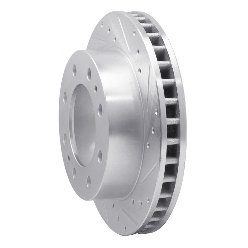 DFC 99-20 Cadillac DeVille Front Right Drilled & Slotted Silver Brake Rotor