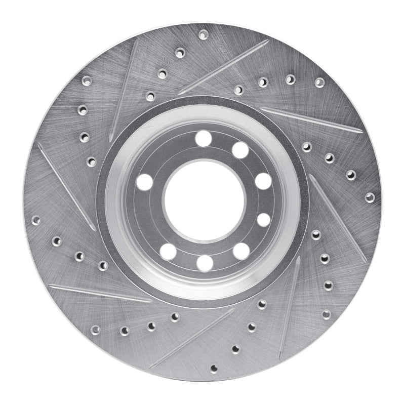 DFC 99-10 Chevrolet/Opel Astra (Mexico) Front Right Drilled & Slotted Silver Brake Rotor