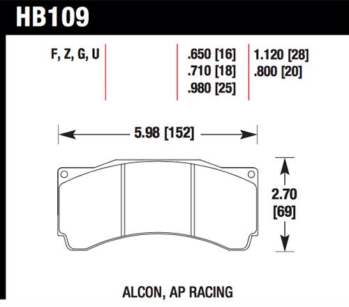 Hawk HPS Street Brake Pads