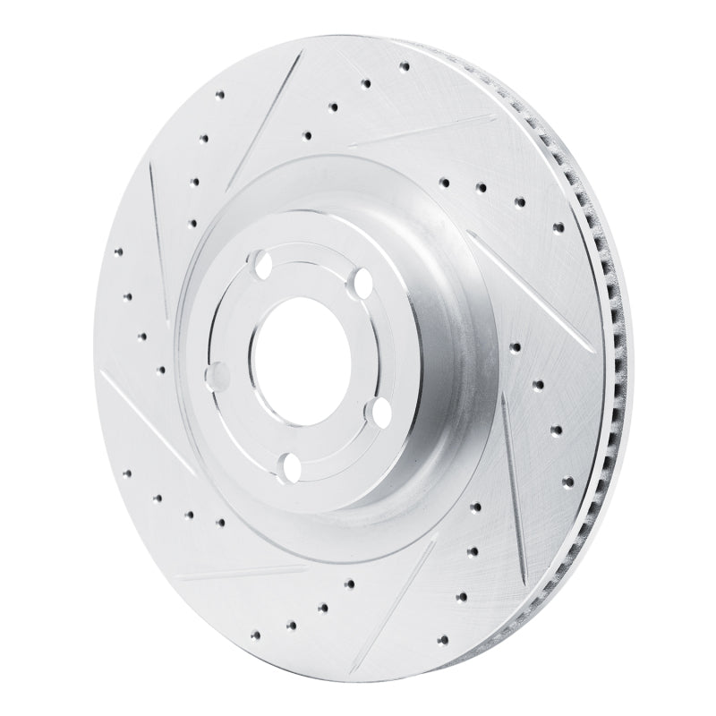 DFC 22-25 Ford Maverick Front Left Drilled & Slotted Silver Brake Rotor