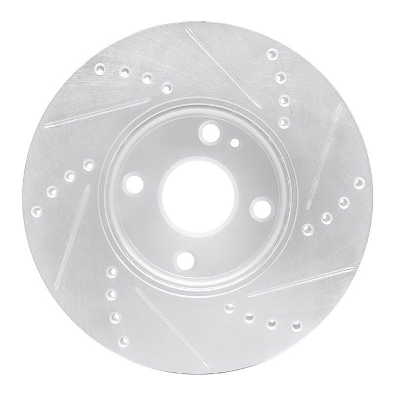 DFC 16-25 Mazda 2 (Mexico) Front Left Drilled & Slotted Silver Brake Rotor