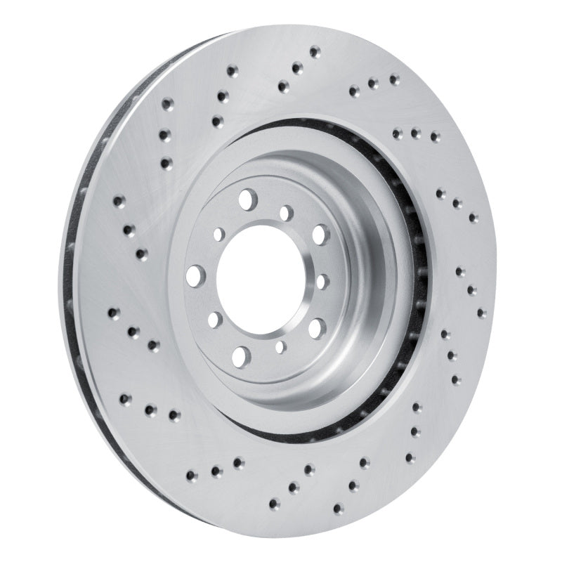 DFC 08-13 BMW M3 Left Front Drilled Brake Rotor