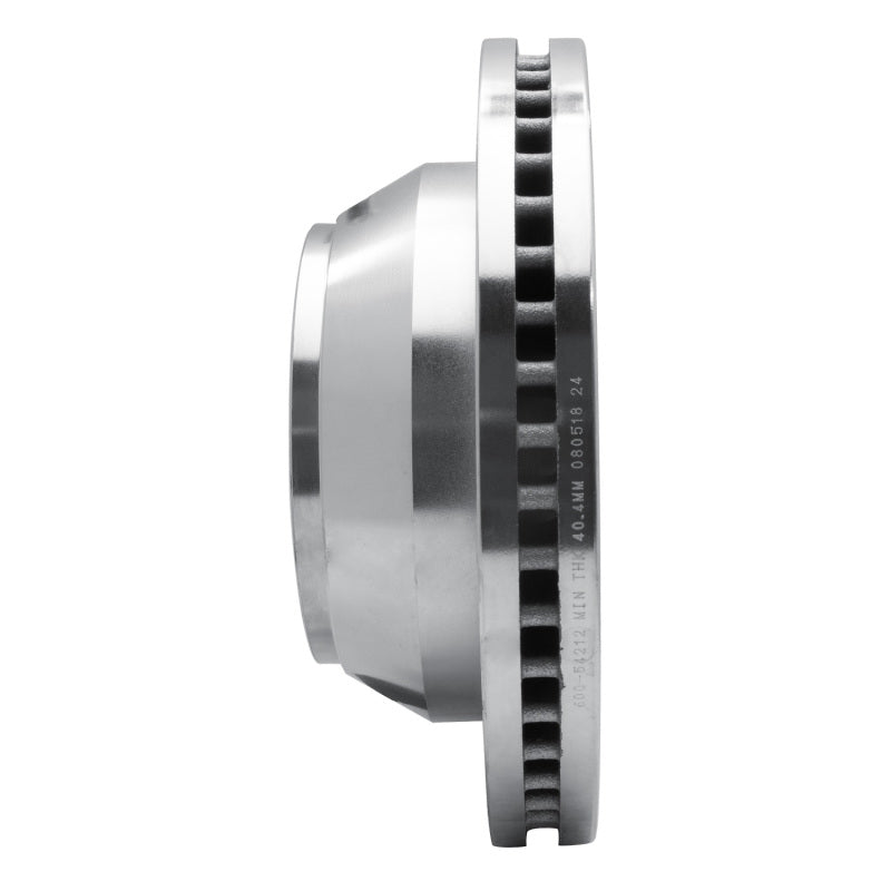 R1 08-20 Ford E-Super Duty Rear Left Drilled & Slotted Silver Brake Rotor
