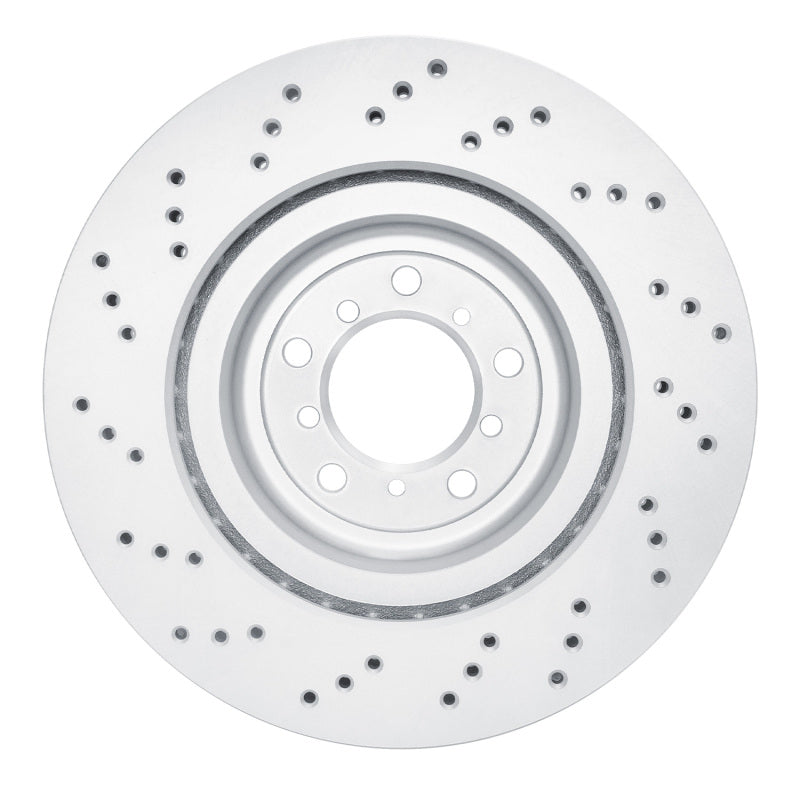 DFC 08-13 BMW M3 Right Front Drilled GeoSPEC Coated Rotor