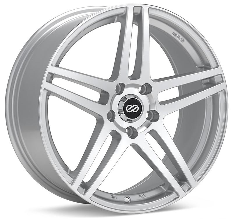 Enkei RSF5 16x7 5x100 45mm Offset 72.6mm Bore Hyper Silver Wheel
