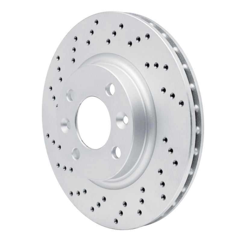 DFC 15-19 Renault Logan (Mexico) Front Left Drilled Geoperformance Rotor