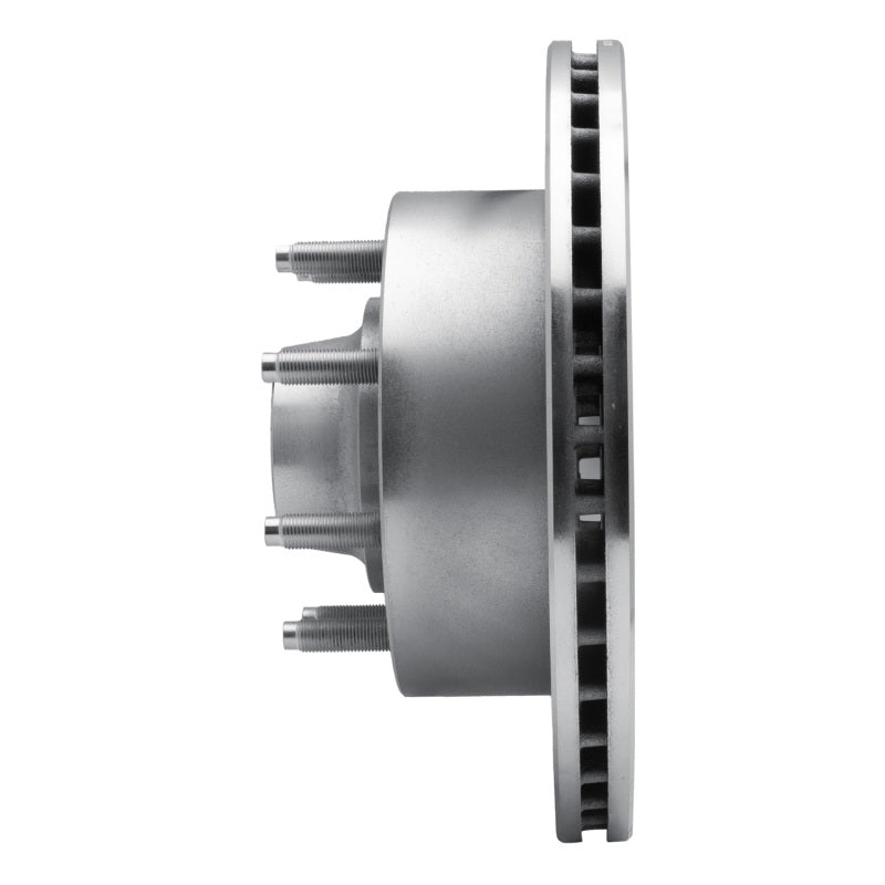 R1 95-07 Ford E-350 Econoline Front Left Drilled & Slotted Silver Brake Rotor