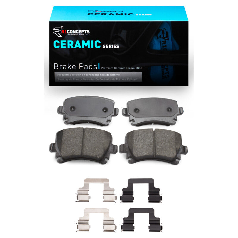 R1 2006-2021 Audi TT Quattro Rear R1 Ceramic Pads & Hardware Kit