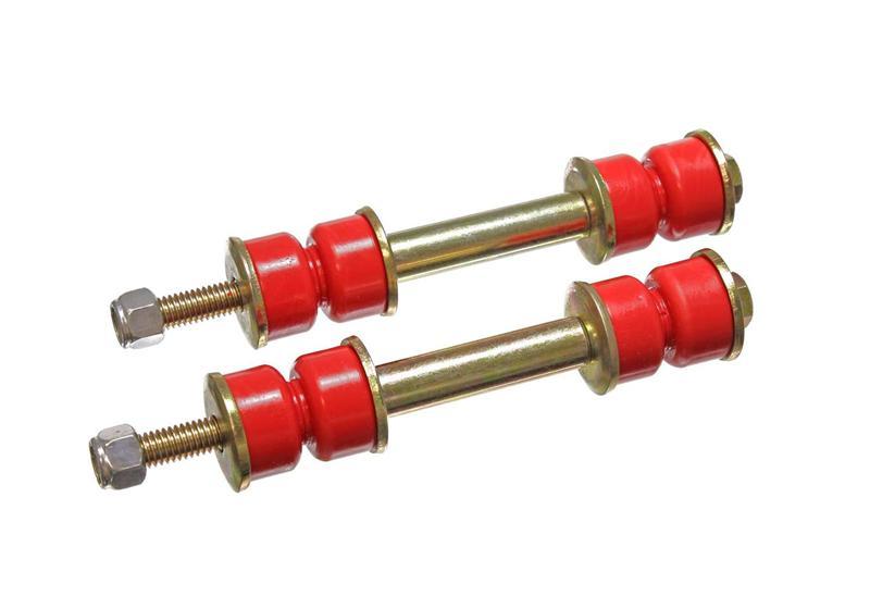 Energy Suspension Universal 3 9/16 Inch Red Front/Rear Sway Bar End Links w/ Hardware