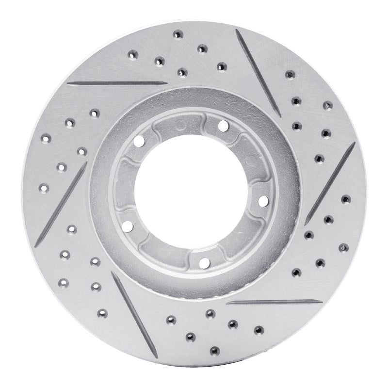 R1 95-04 Toyota Tacoma Front Left Drilled & Slotted Geo-Carbon Rotor