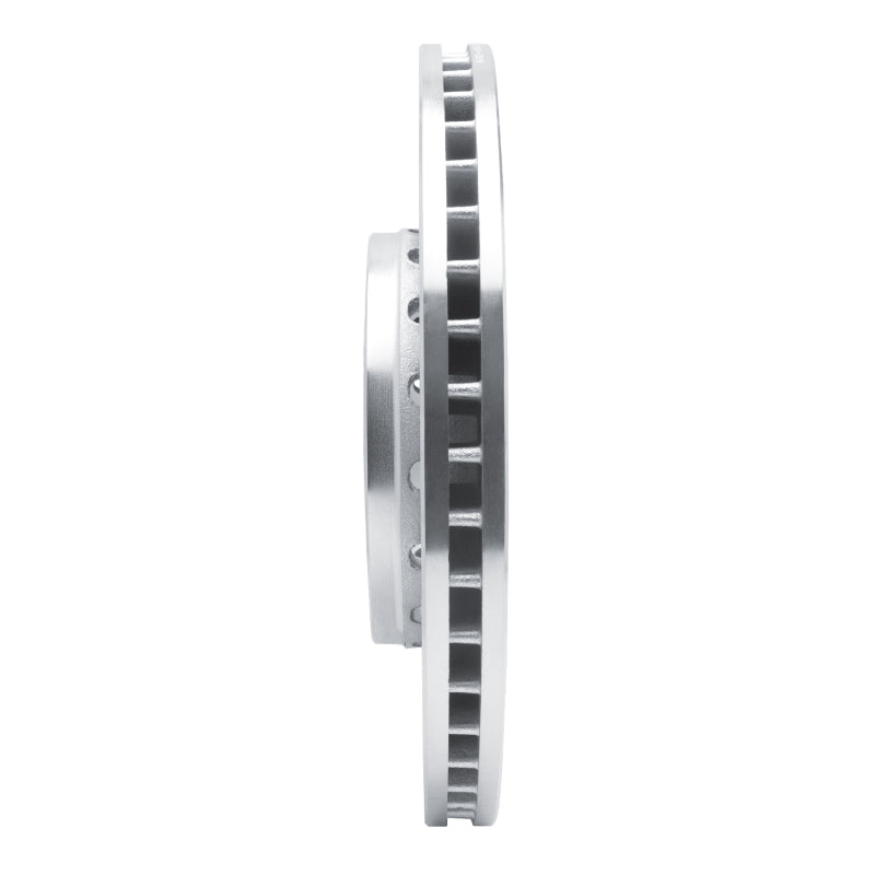 R1 14-23 Dodge Charger Front Right Drilled & Slotted Silver Brake Rotor