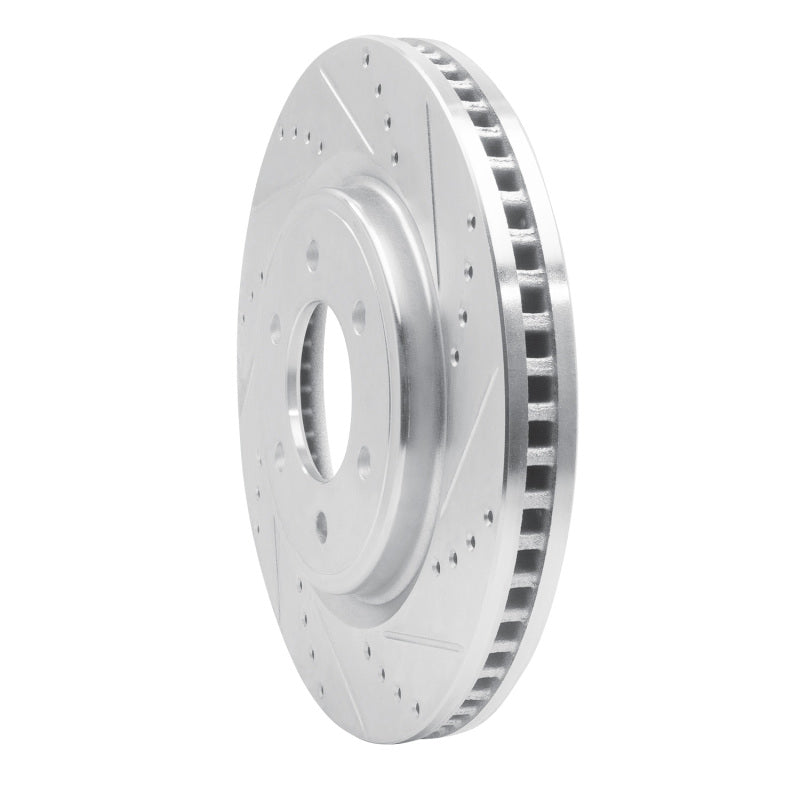 DFC 21-25 Ford F-150 RWD Front Right Drilled & Slotted Silver Brake Rotor