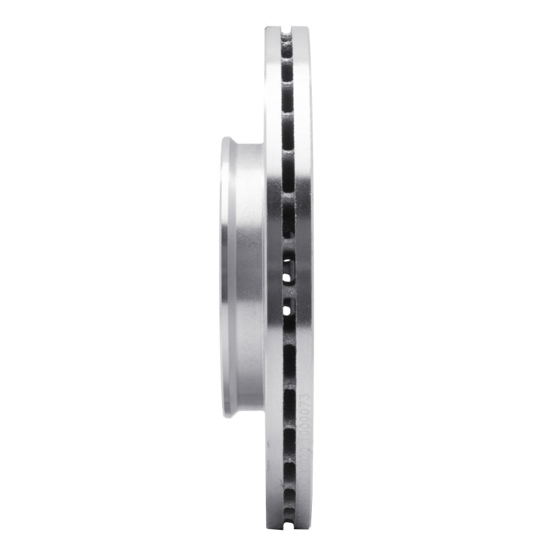 DFC 12-25 Dodge Attitude (Mexico) Front Right Drilled & Slotted Silver Brake Rotor