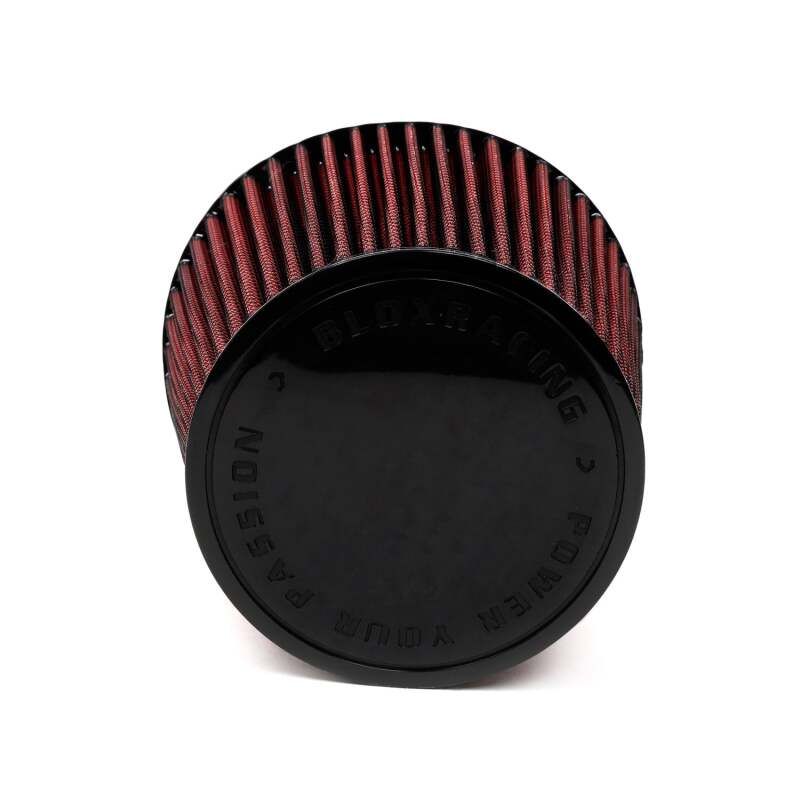 BLOX Racing Performance Filter Kit w/ 2.5inch Velocity Stack Air Filter and 2.5inch Silicone Hose