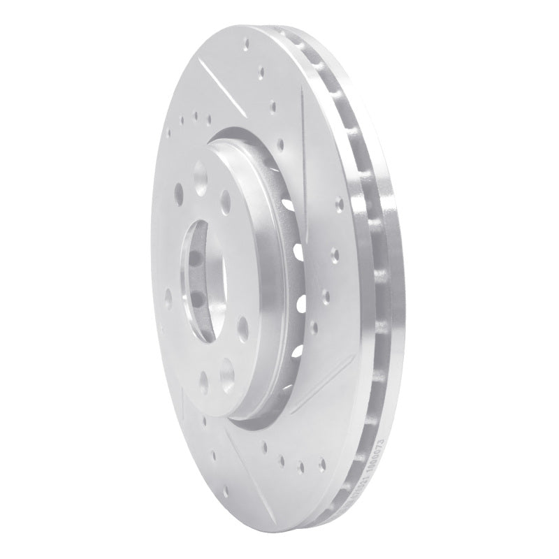 DFC 20-25 Nissan Sentra Front Right Drilled & Slotted Silver Brake Rotor