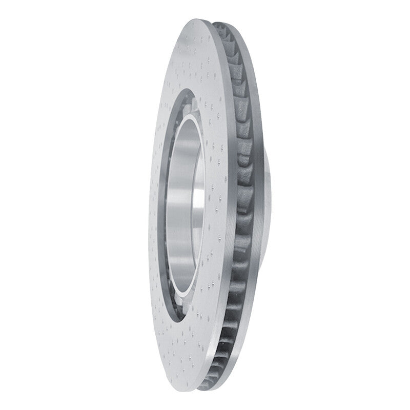 R1 15-17 Porsche 911 Left Rear Drilled Carbon Alloy GeoMET Rotor