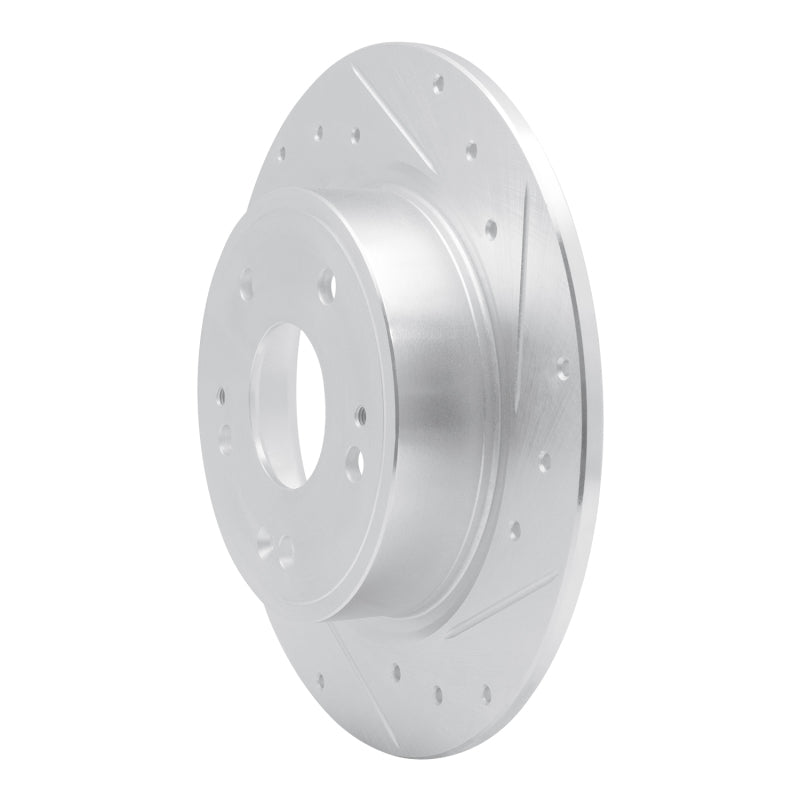 DFC 16-25 Honda HR-V Rear Right Drilled & Slotted Silver Brake Rotor