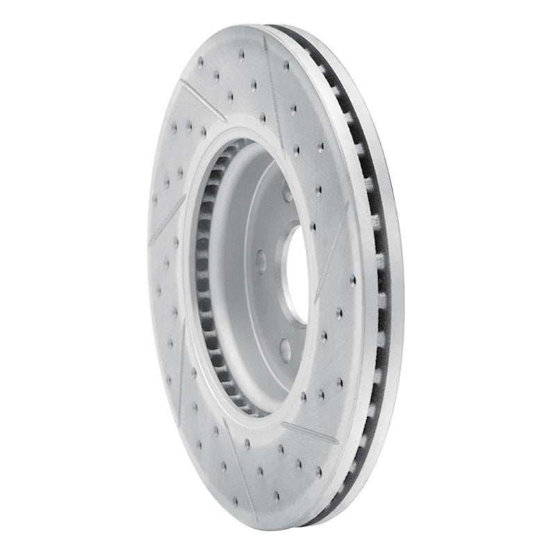 R1 13-22 Buick Encore Front Left Drilled & Slotted Geo-Carbon Rotor