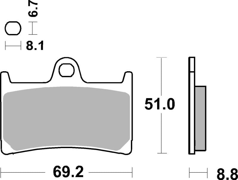 Brembo OE Carbon Ceramic Upgrade Brake Pad