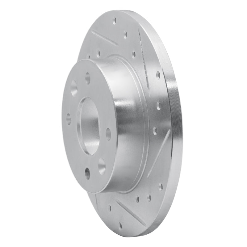 DFC 81-83 Renault Fuego Front Right Drilled & Slotted Silver Brake Rotor