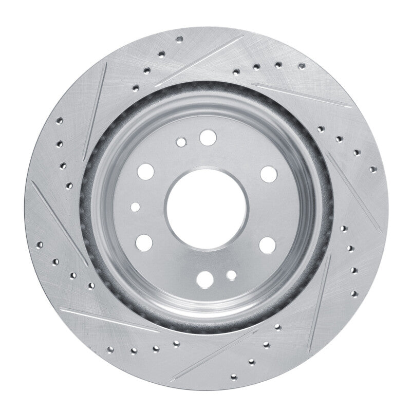 DFC 23-25 Chevrolet Colorado Rear Right Drilled & Slotted Silver Brake Rotor