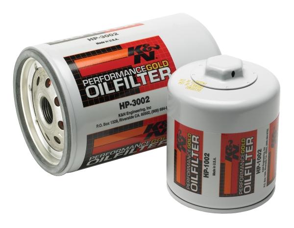 K&N Honda / Kawasaki / Yamaha / Polaris / Victory 2.688in OD x 3.344in H Oil Filter - Chrome