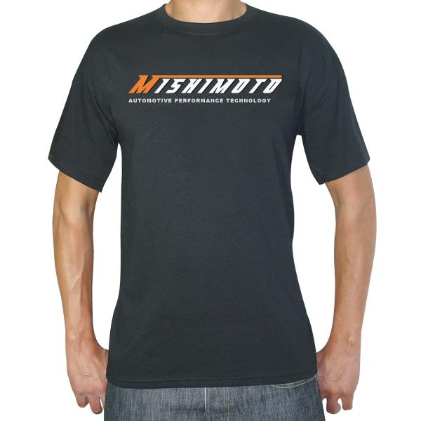 Mishimoto Mens Athletic Script Black T-Shirt - XXX Large