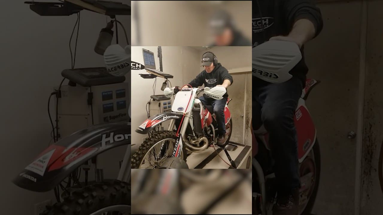 Dyno Testing CR500 with MSV Racing parts 😮‍💨