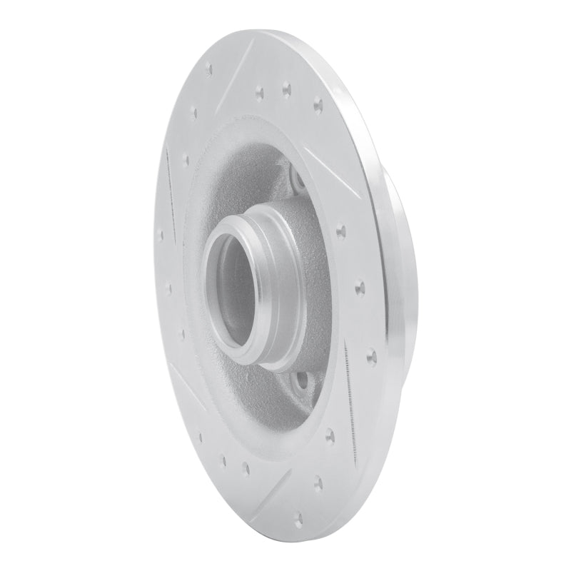 DFC 88-92 Ford Probe Rear Right Drilled & Slotted Silver Brake Rotor