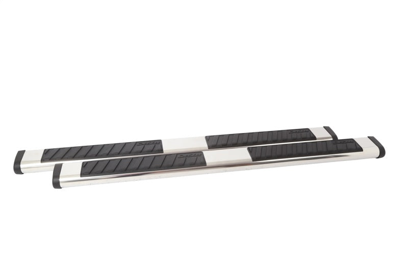 Dee Zee 99-23 Chevrolet/GMC/Dodge/Ford Full Size Truck Tubes - 6In Oval - Stainless Steel (CrewCab)