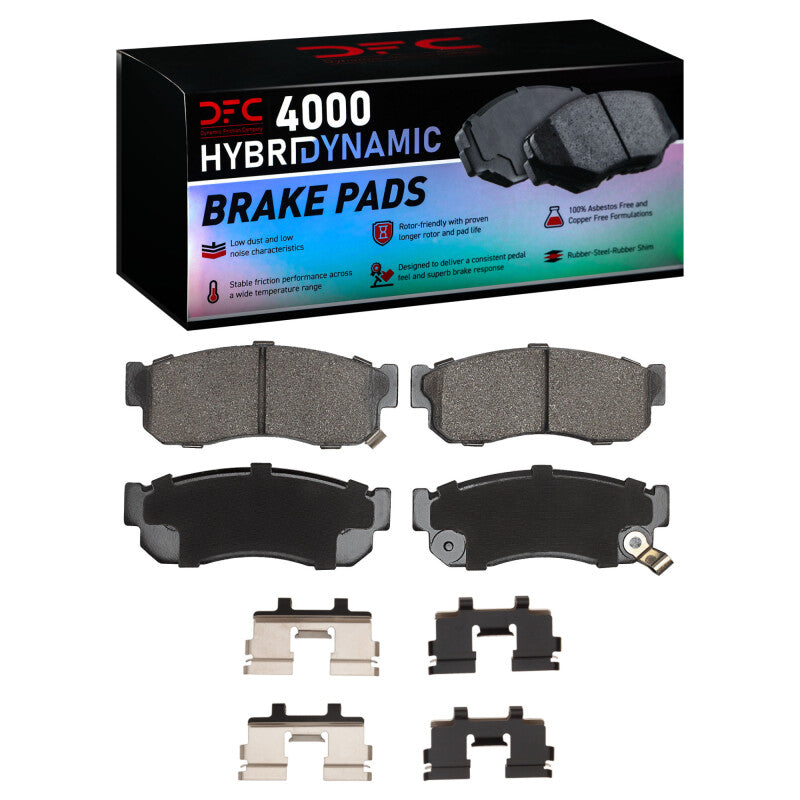 DFC 82-94 Nissan Pulsar NX Front 4000 HybriDynamic Brake Pads and Hardware Kit