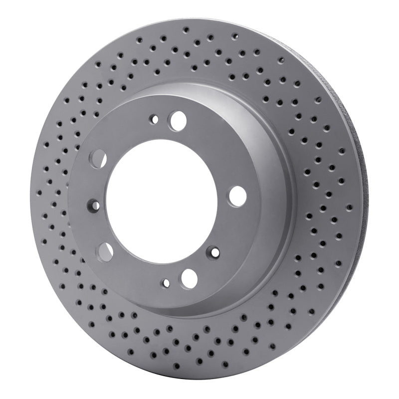 R1 00-08 Porsche Boxster Rear Drilled GeoSPEC Coated Rotor