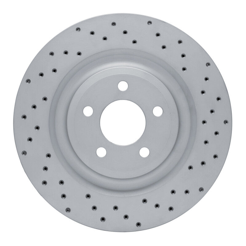 DFC 20-26 Ford Police Interceptor Utility Rear Right Drilled Geoperformance Rotor