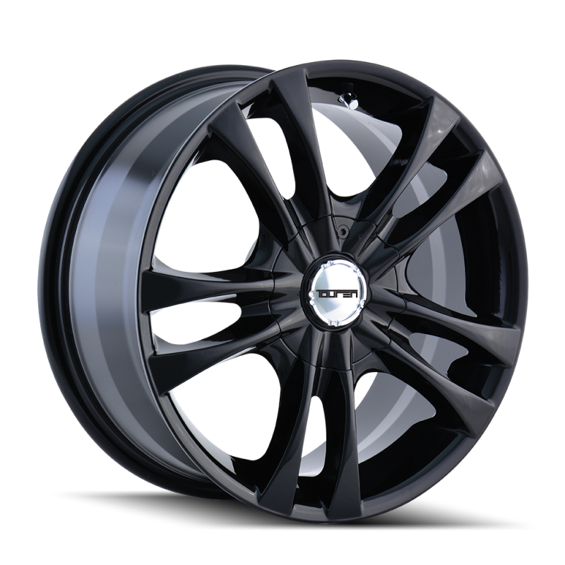 Touren 3222 TR22 15x7 / 5x100/114.3 BP / 40mm Offset / 72.62mm Hub Gloss Black Wheel